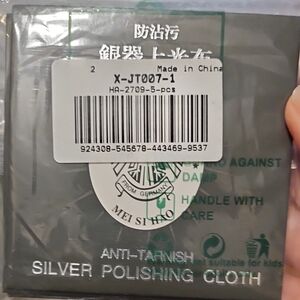 Anti-Tarnish Silver Polishing Cloth